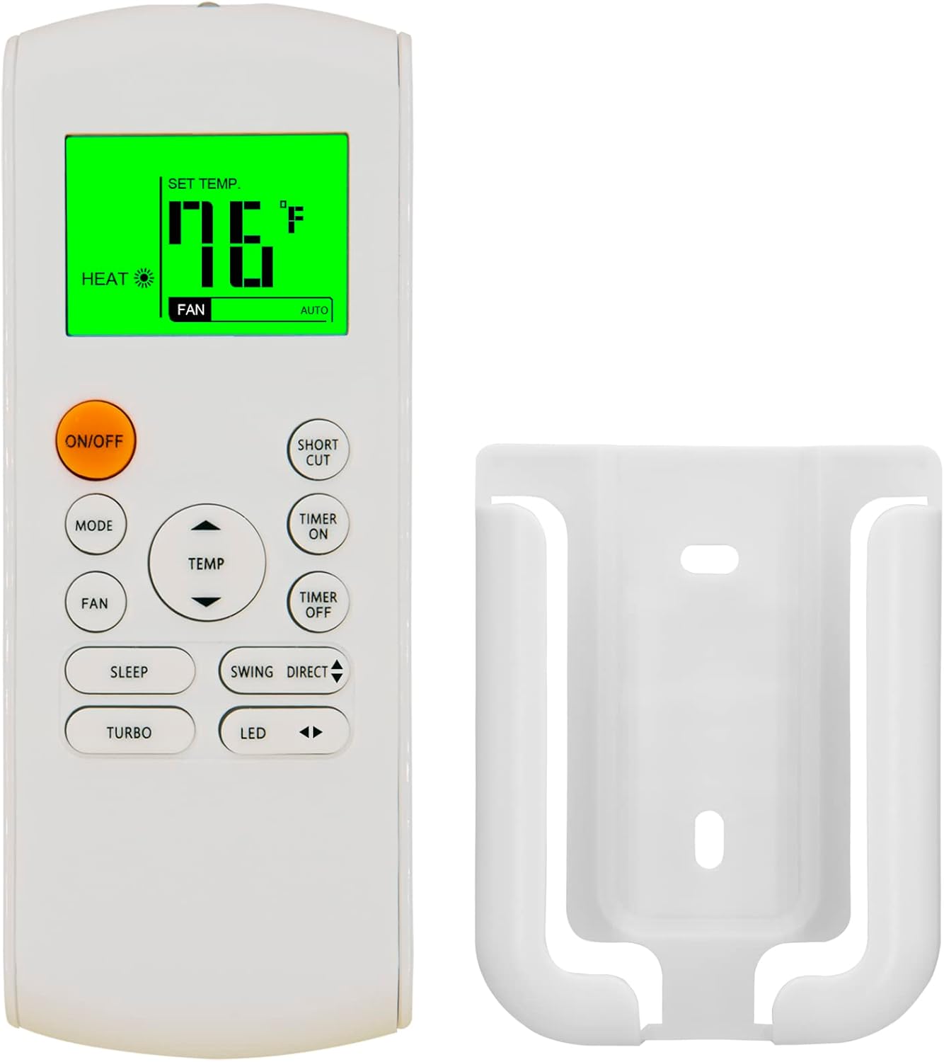 Mando a Distancia de Repuesto para Midea MUE-18HRFN1-QRD0 MUE-24HRFN1-QRD0...