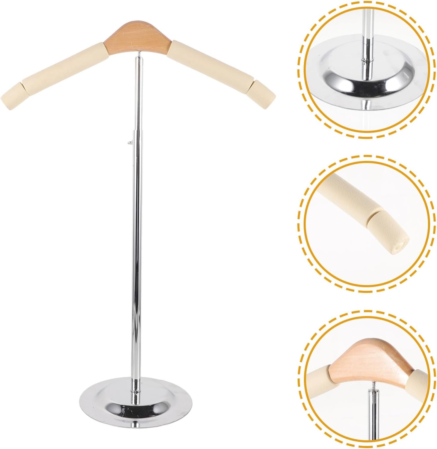 VILLCASE Soporte de exhibición ajustable de la suspensión de la ropa