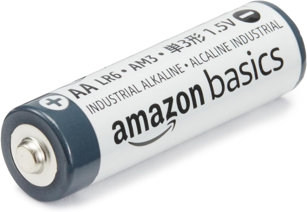 Tienda Basics, paquete de 150 pilas industriales alcalinas AA, 1.5 voltios, 5...
