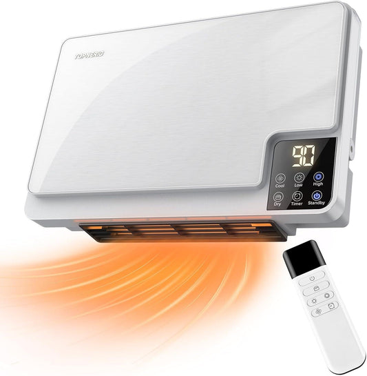 Calentador eléctrico para uso en interiores, calentador de pared enchufable de