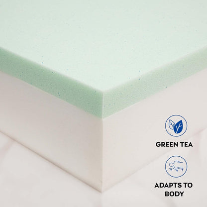 Colchón individual de espuma viscoelástica de gel de 8 pulgadas para un sueño
