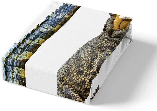 Erosebridal Juego de ropa de cama de cocodrilo para adolescentes, funda de...