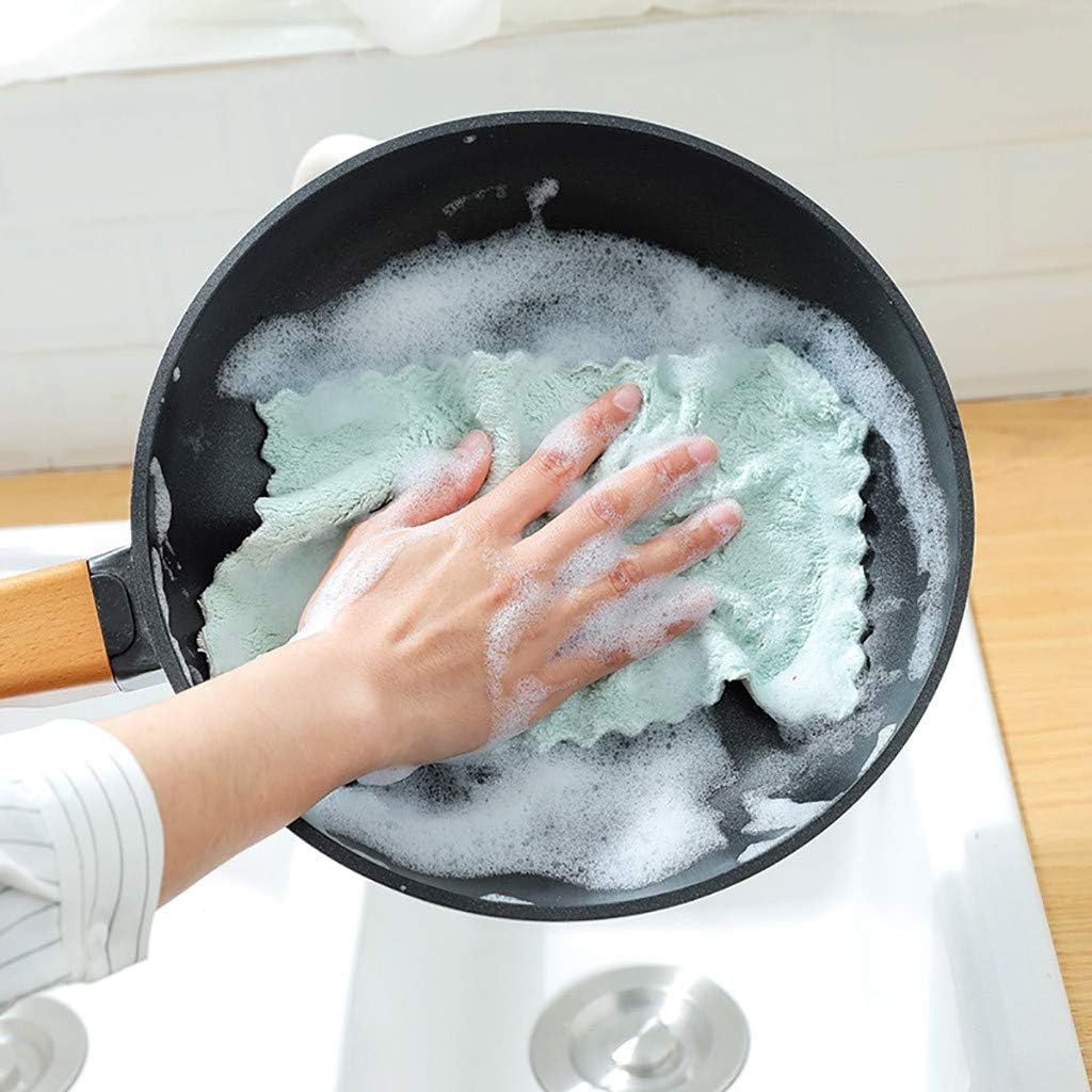 kimteny Paquete de 12 paños de cocina de alta calidad, paños de cocina de...