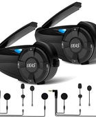 EJEAS Q7 - Intercomunicador de motocicleta mejorado, sistema de comunicación de...