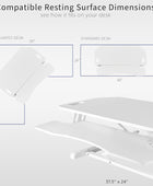 VIVO DESK-V000KLW - Convertidor de escritorio de esquina extra ancho de 38...