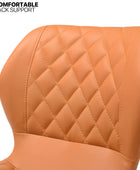 MoNiBloom Moder - Juego de 2 taburetes de bar sin brazos, altura ajustable, de...