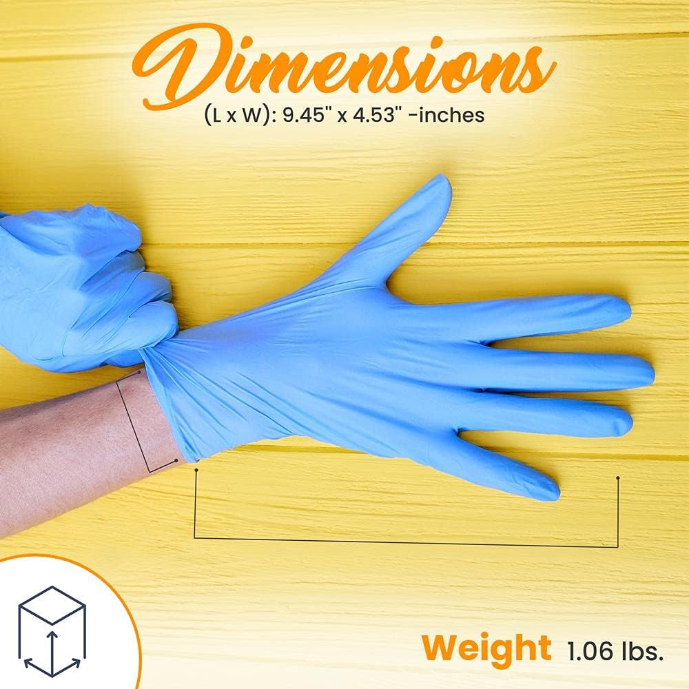 1000 guantes de mezcla de nitrilo y vinilo guantes suaves de grado industrial