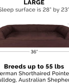 Furhaven Pet - Sillón de espuma ortopédica tipo sofá tradicional de sala, cama...