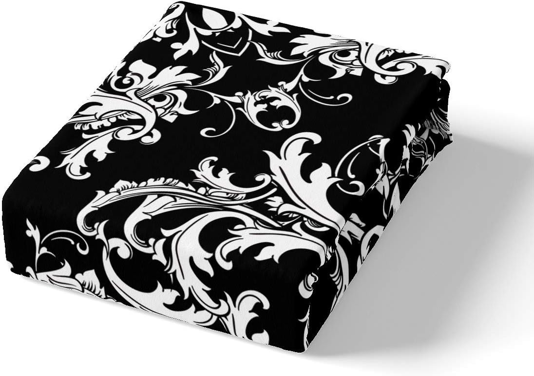 Feelyou Juego de funda de edredón con patrón de damasco bohemio para niñas y...