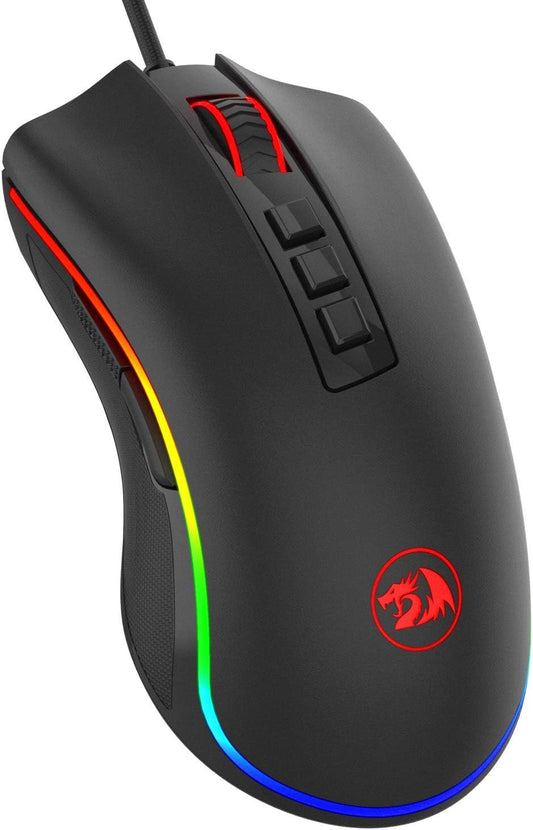 Redragon M711 Cobra - Mouse para videojuegos con retroiluminación croma RGB de...