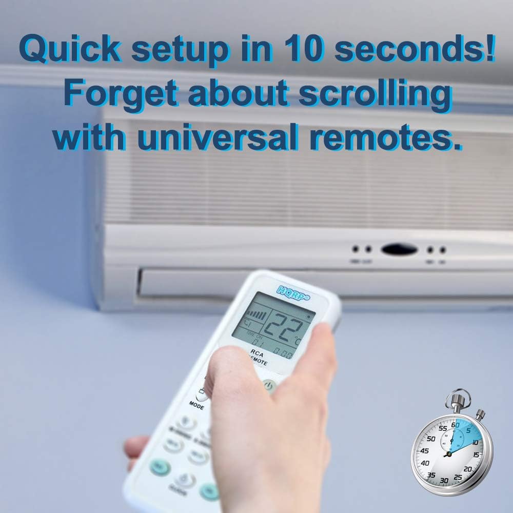 HQRP Mando a distancia universal compatible con aire acondicionado LG LW6511R...