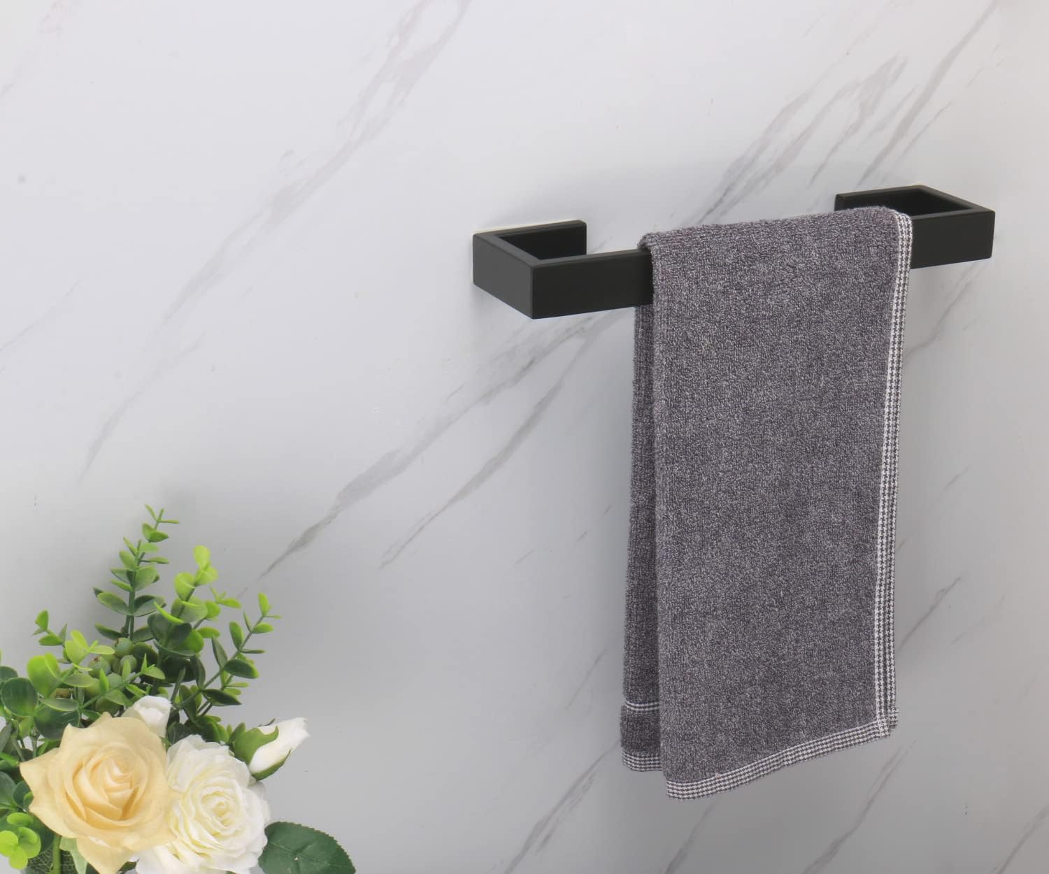 TocTen Toallero de baño  Base cuadrada gruesa de acero inoxidable SUS304 para...