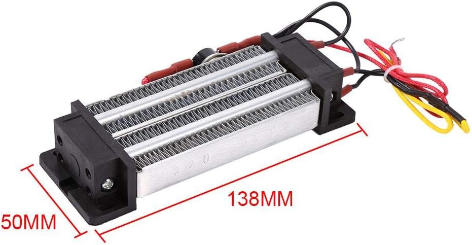 Fdit AC 220V 500W PTC Calentador de aire PTC Calentador de aire de cerámica...