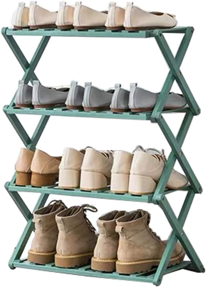 Zapatero, organizador plegable a prueba de polvo, 3 niveles, 4 niveles, 5...