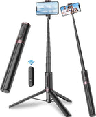 TONEOF Trípode para selfie para teléfono celular de 67 pulgadas, soporte de...
