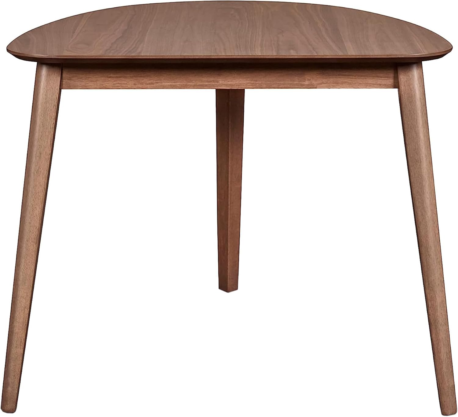 New Classic Furniture Oscar Mesa esquinera de madera, nogal