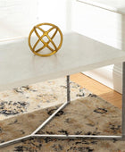 Walker Edison Modern Glam - Escritorio de para laptop, oficina en casa,...