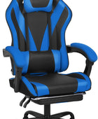 Silla de juegos con reposabrazos y reposapiés Linkage, silla de videojuegos de...