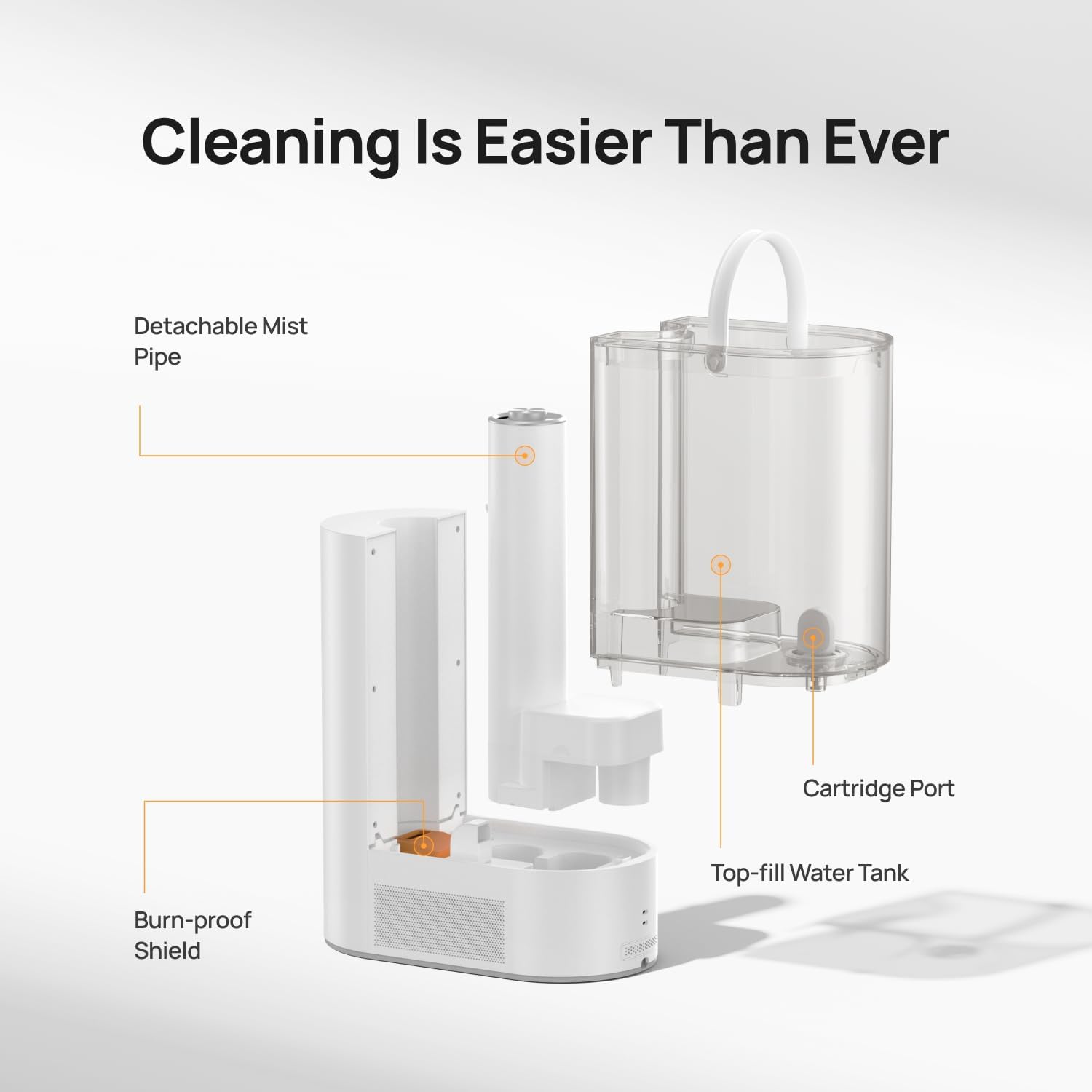 Dreo Humidificador de 6 L para habitación grande, humidificadores de niebla...