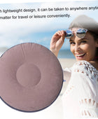 Veemoon Sofá inflable flocado, taburete portátil, taburete plegable para pies,...