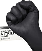 Guantes desechables sin látex, guantes de nitrilo de 8 mil, guantes resistentes