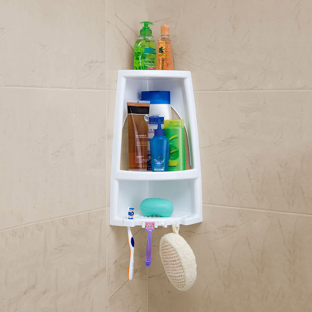 Esquinero para Baño Blanco