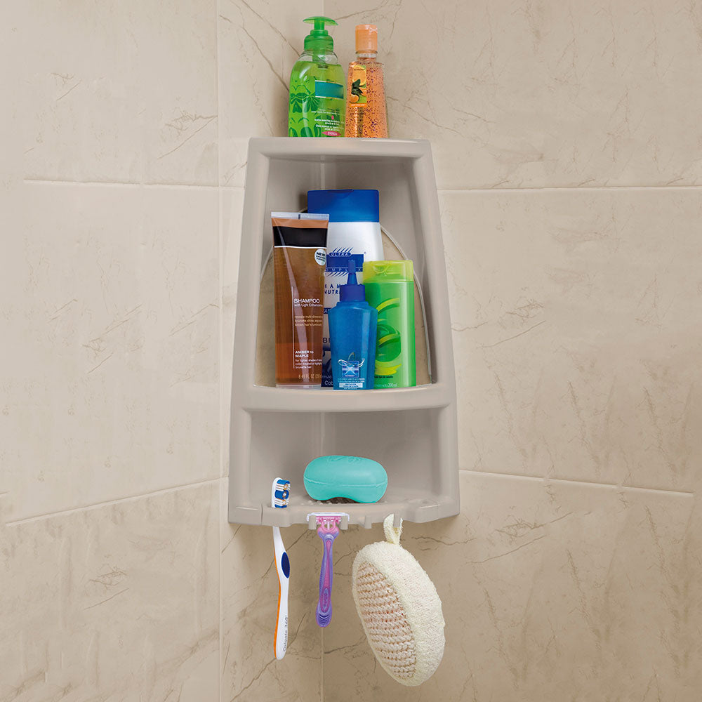 Esquinero para Baño Taupe