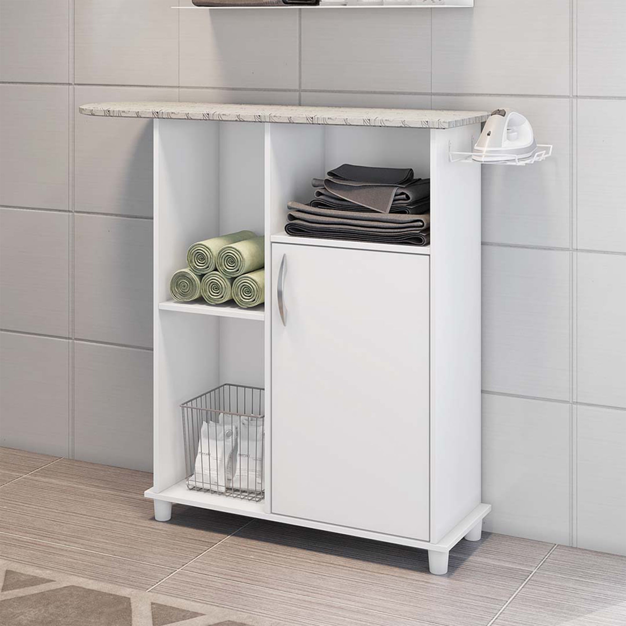 Mesa De Planchar Florence Blanca