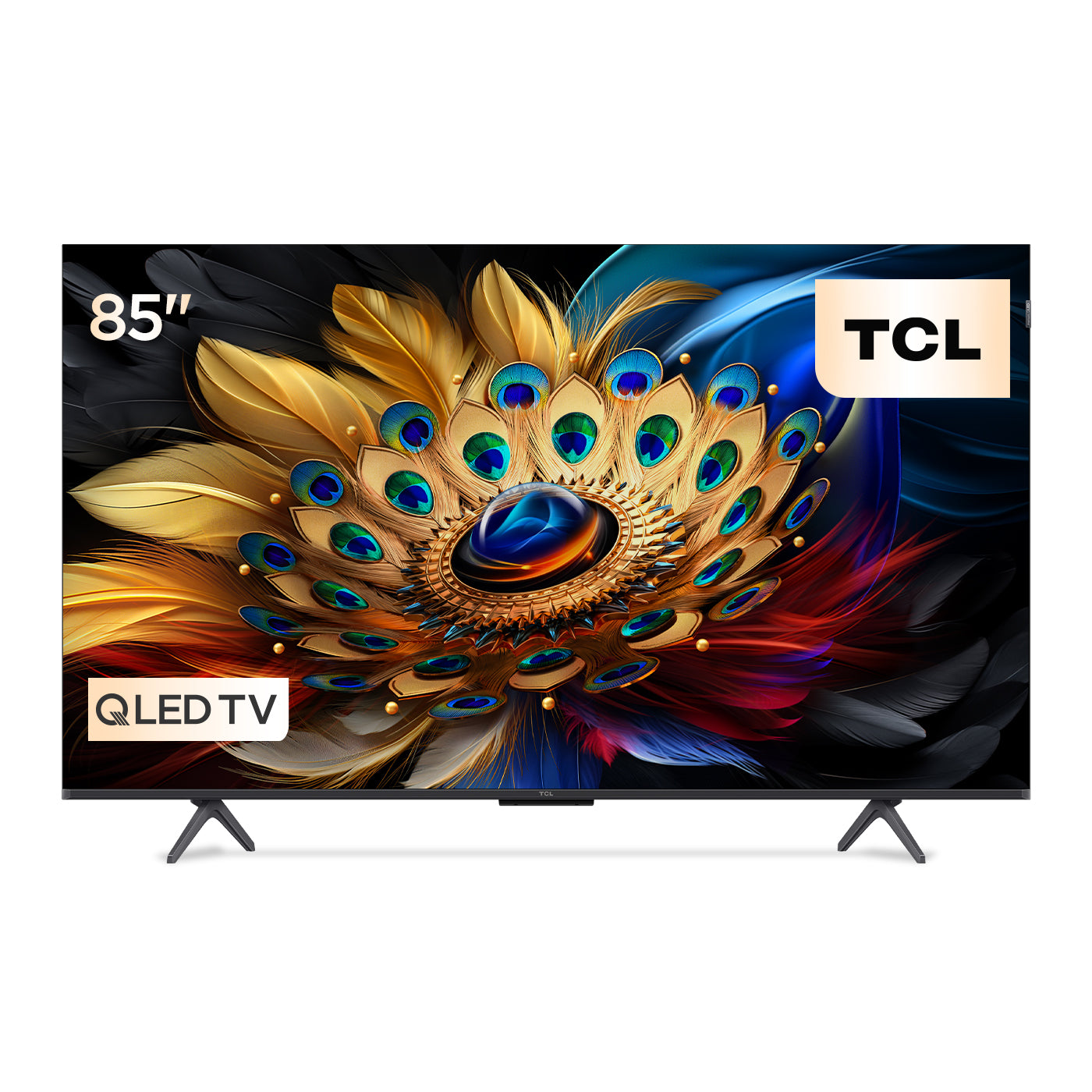 Televisor TCL 85" Pulgadas C655 Advanced 4K-UHD QLED Smart TV Google