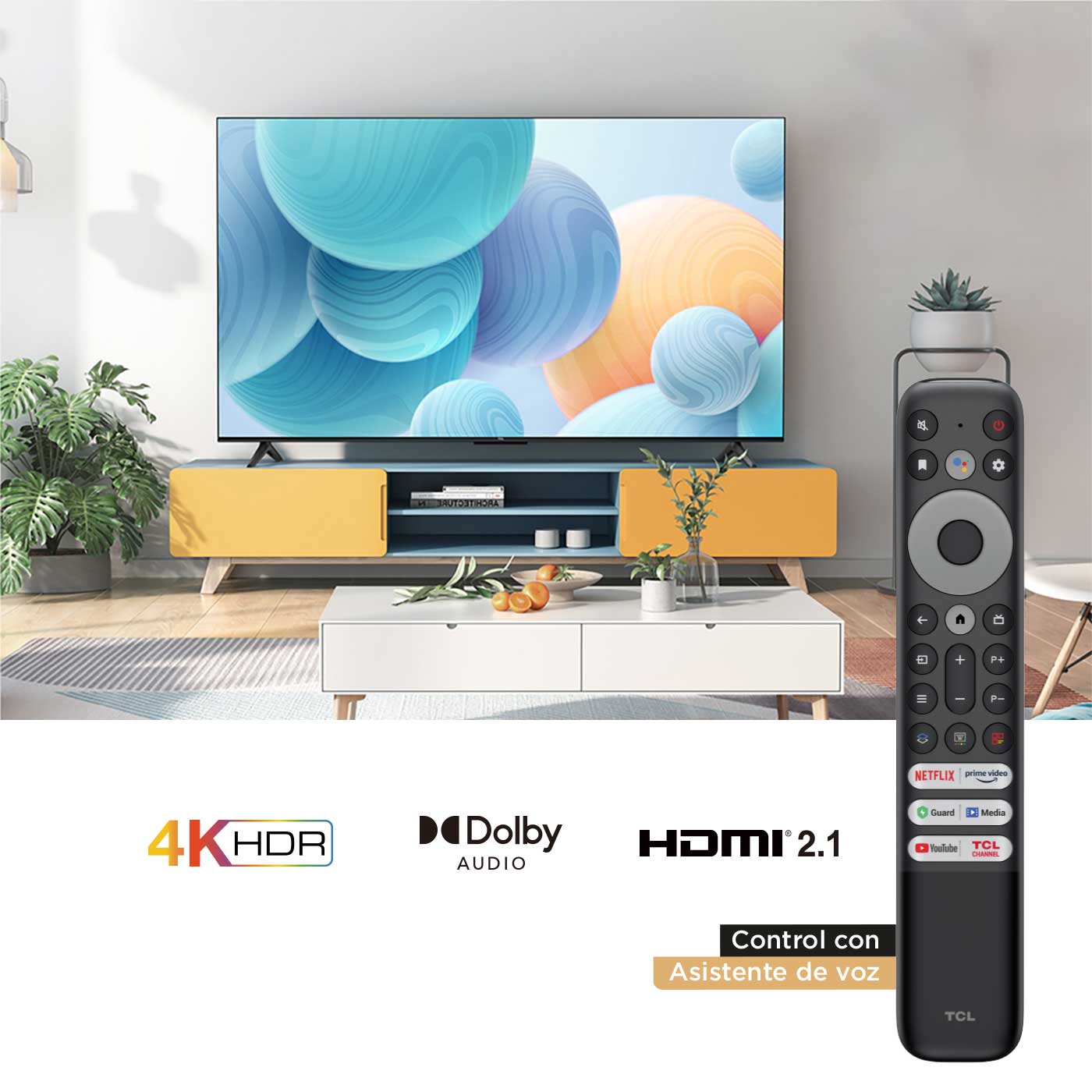 Televisor TCL 55" Pulgadas 55P655 4K UHD