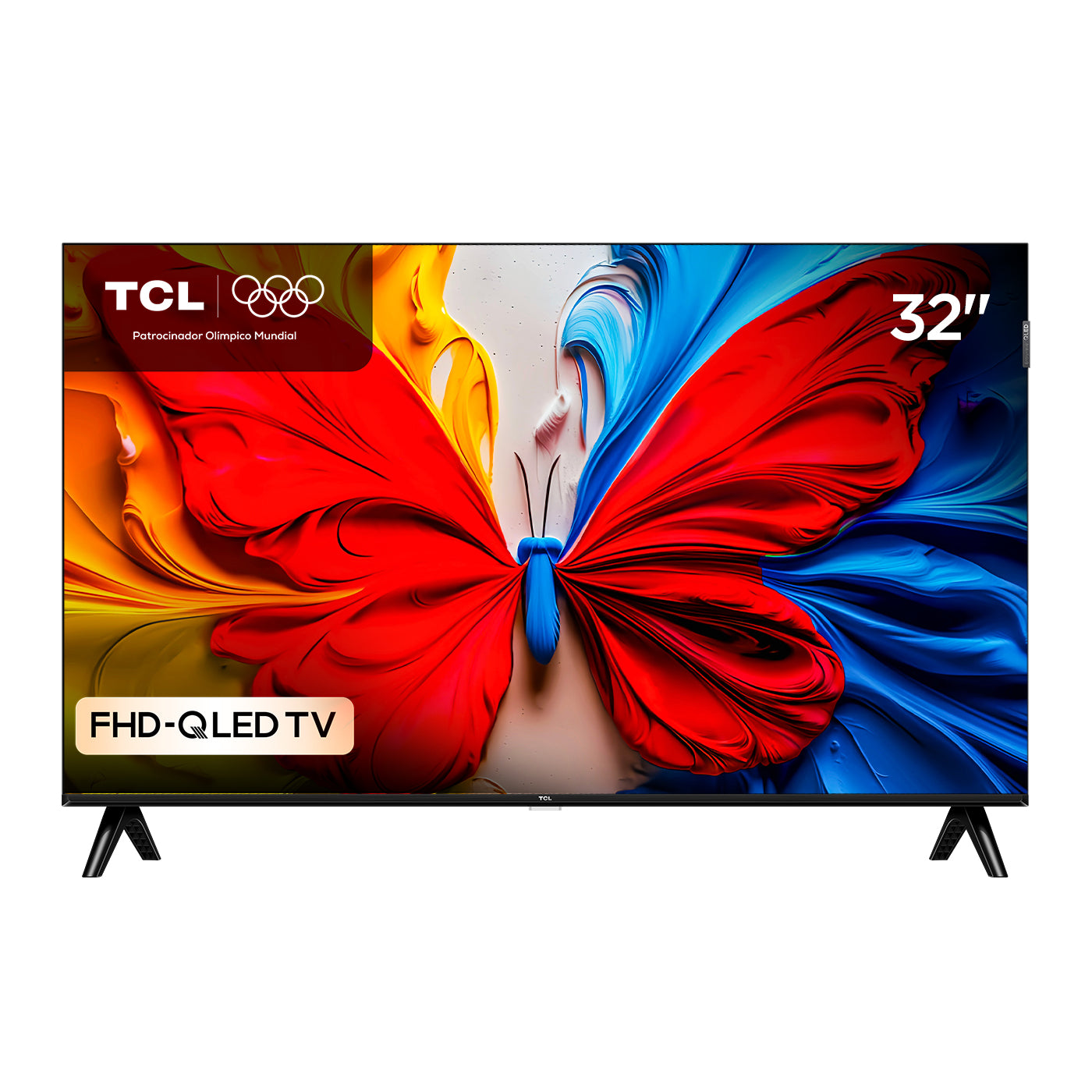 Televisor TCL 32" S5K FHD QLED, Negro