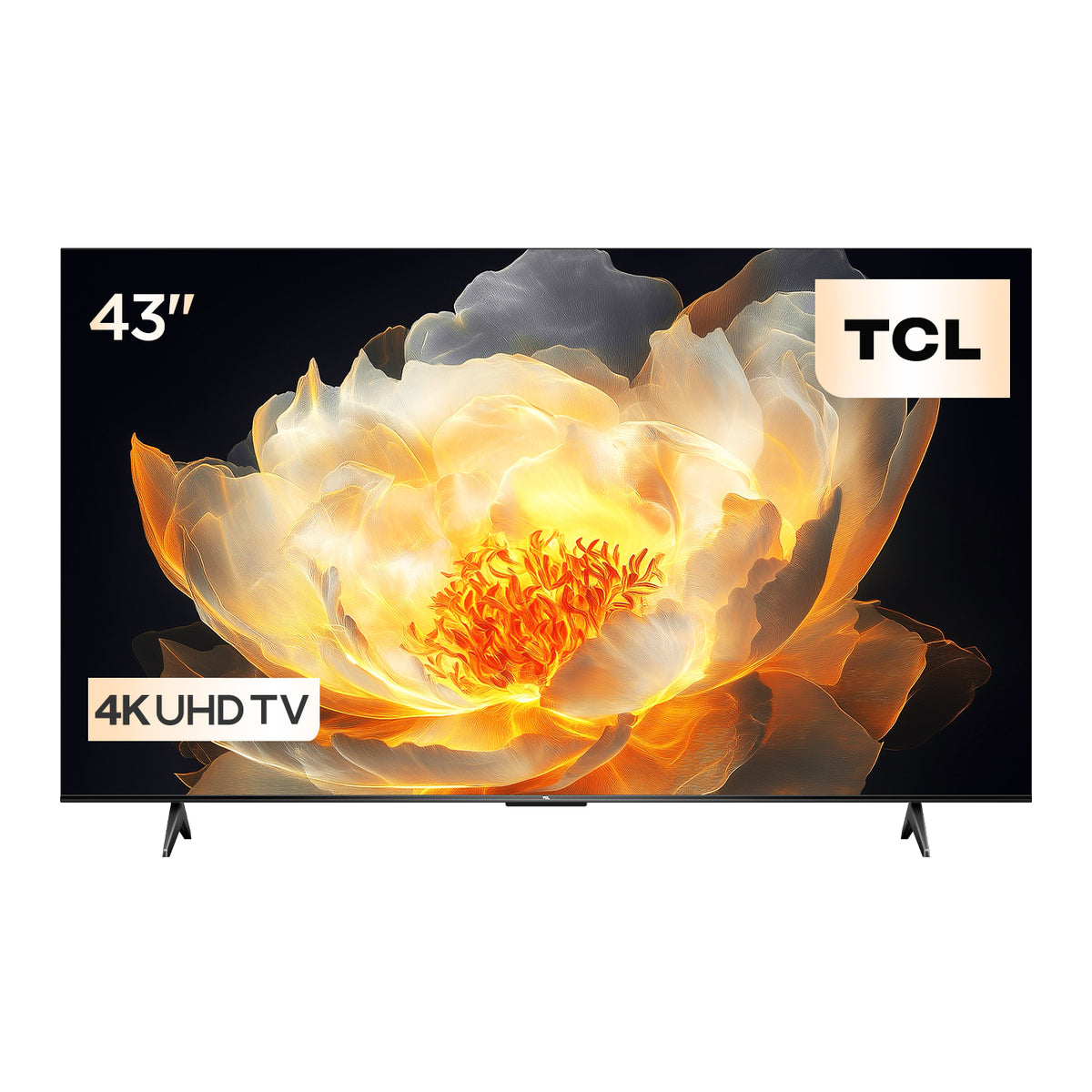 Televisor TCL 43" V6C 4K UHD, Negro