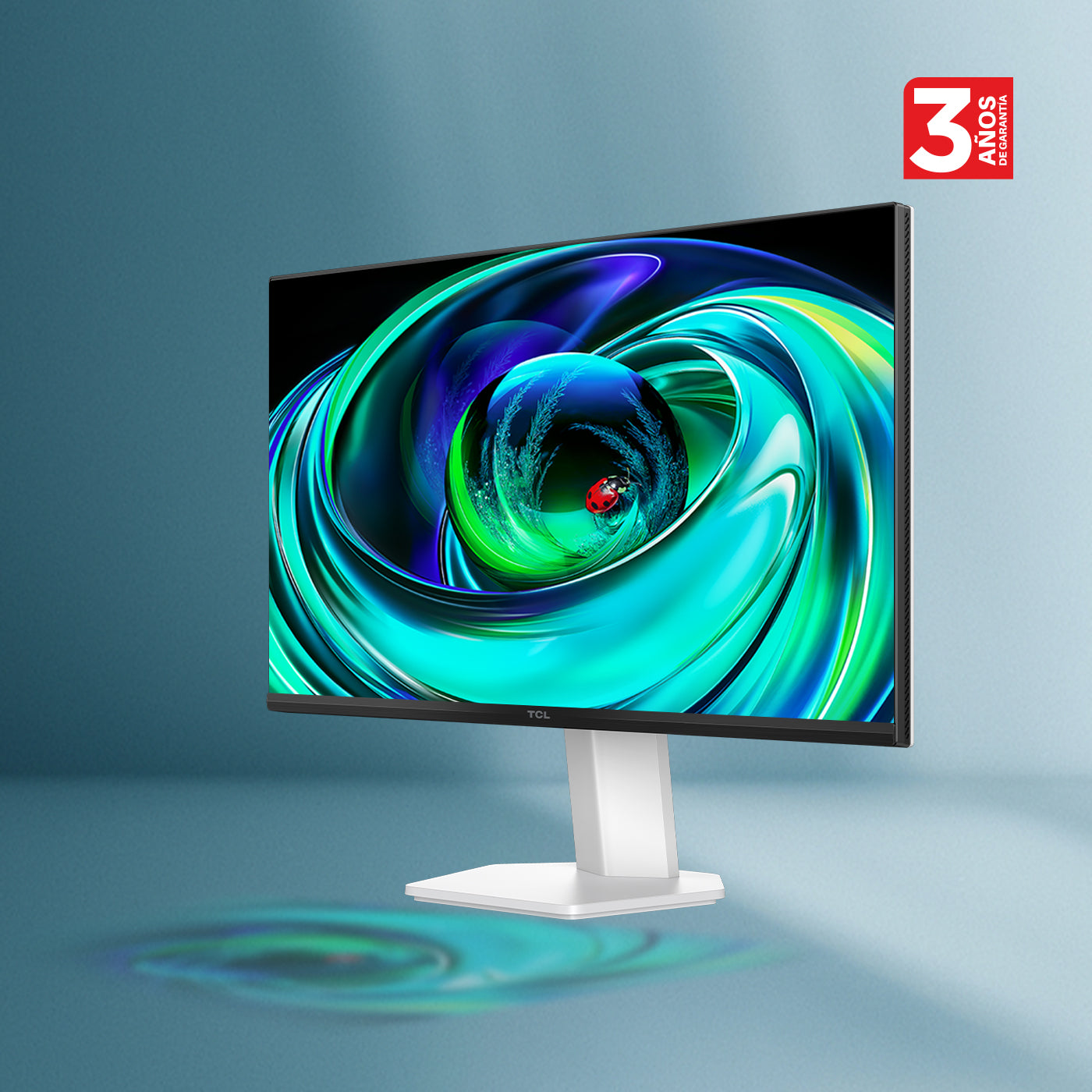 Monitor TCL 24" Pulgadas G54 FHD MiniLED Plano, Blanco
