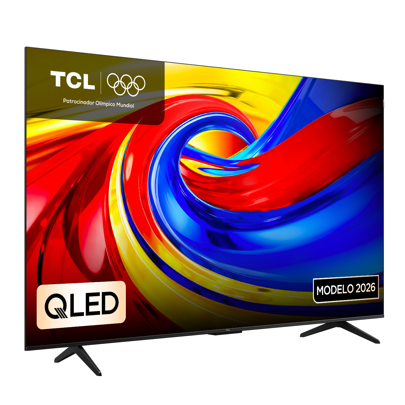 Televisor TCL 50" Pulgadas 50P7L 4K-UHD QLED, Negro