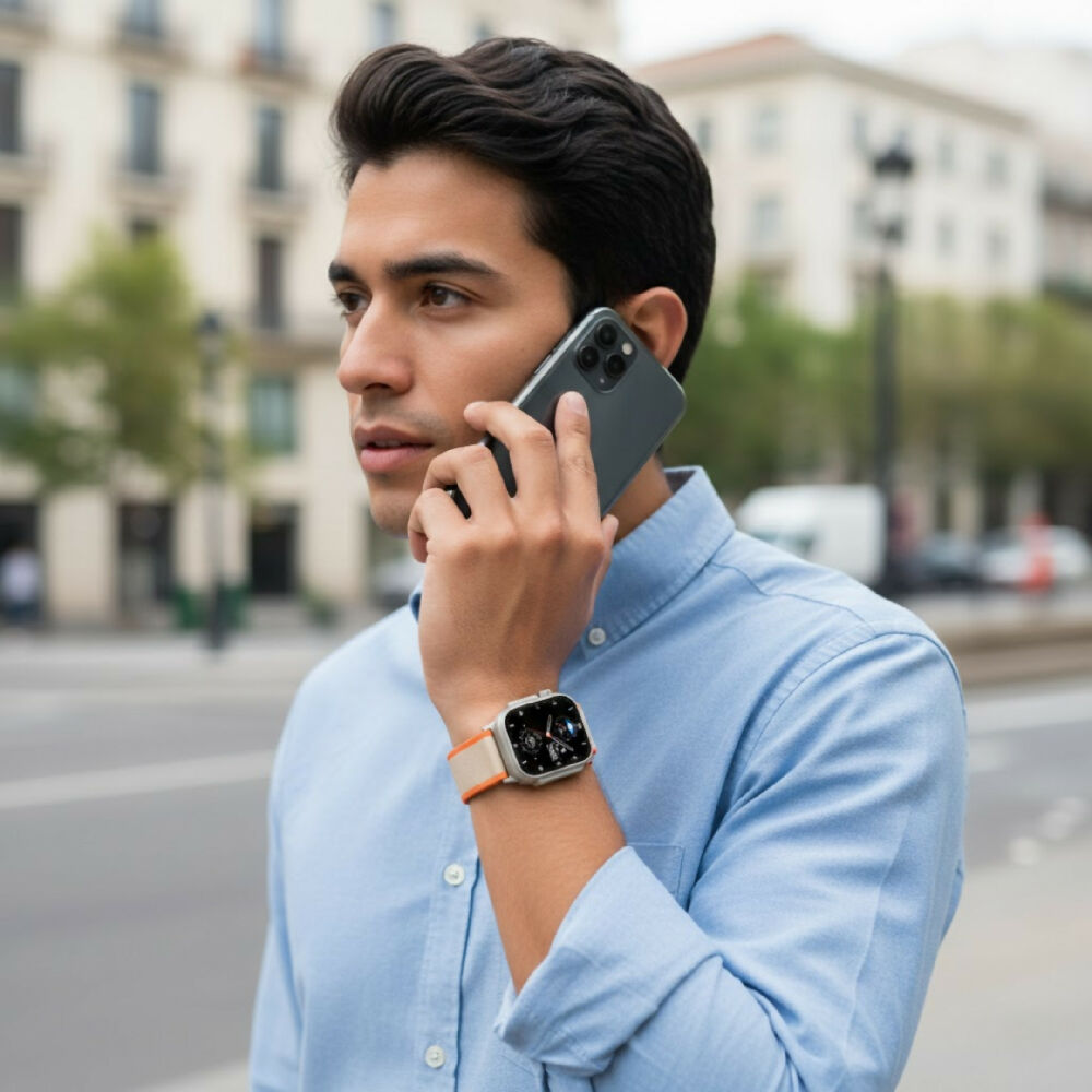 Smartwatch H10 Ultra Plus Mobulaa Bluetooth Reloj Inteligente Con Pantalla Grande, Notificaciones Y Batería Duradera