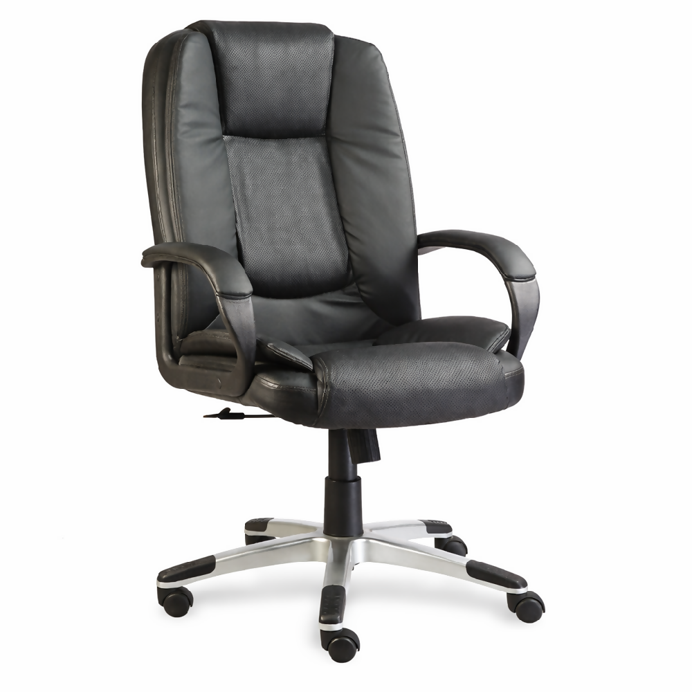 Silla Oficina Ejecutiva Ergonomica Acolchada Negra