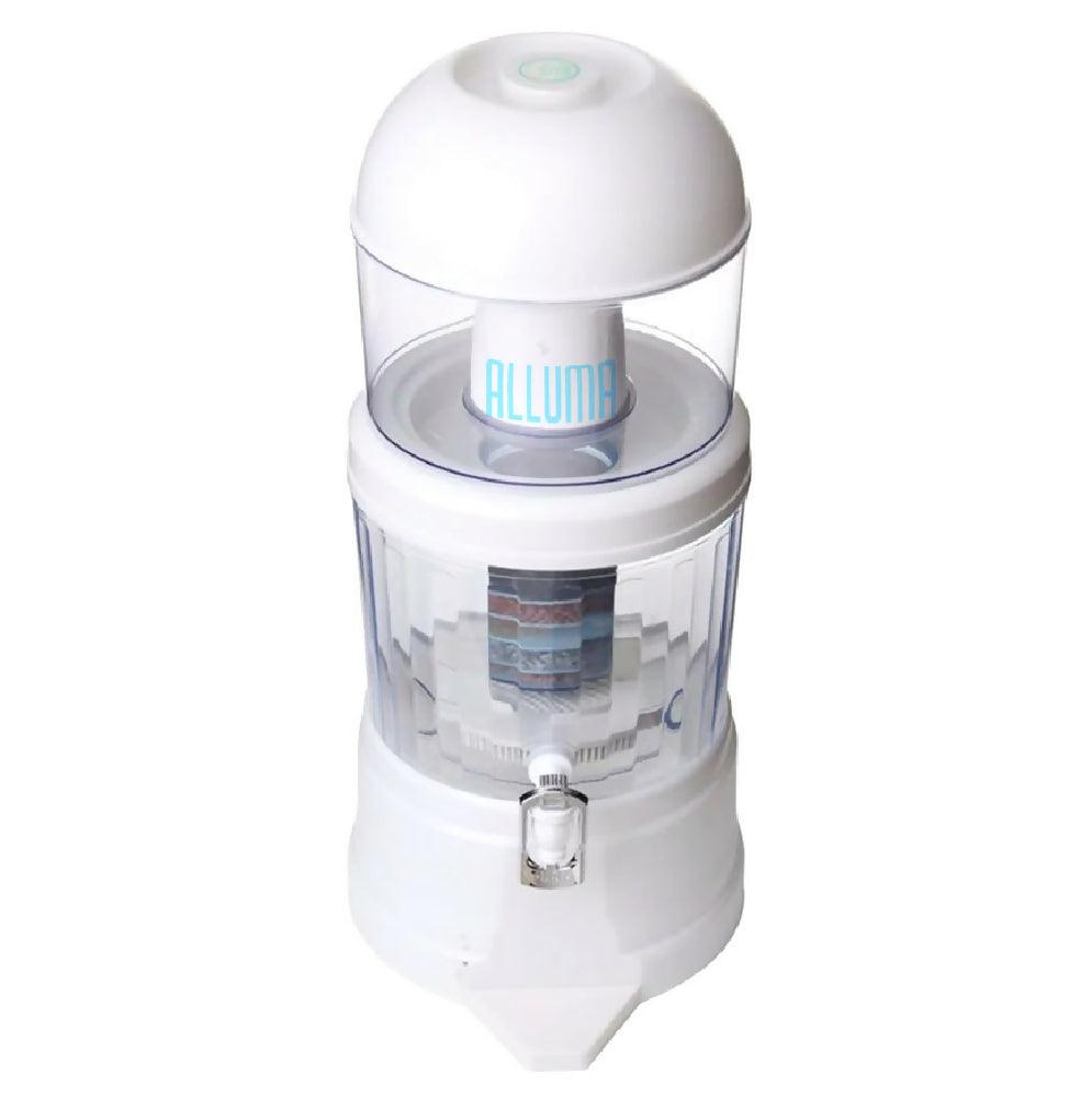 Filtro Purificador de Agua Alluma 14 Litros Minerales Blanco - 100h