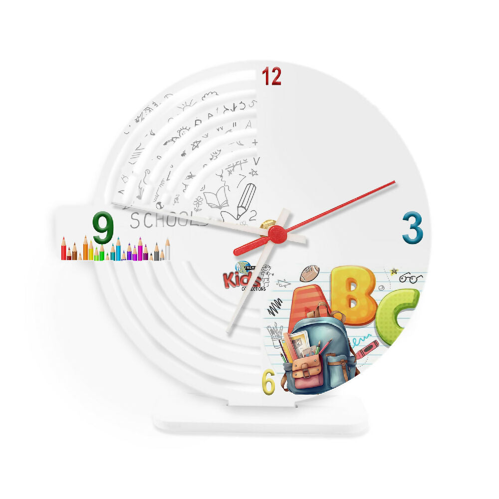 RELOJES DE MESA ABC Fblanco