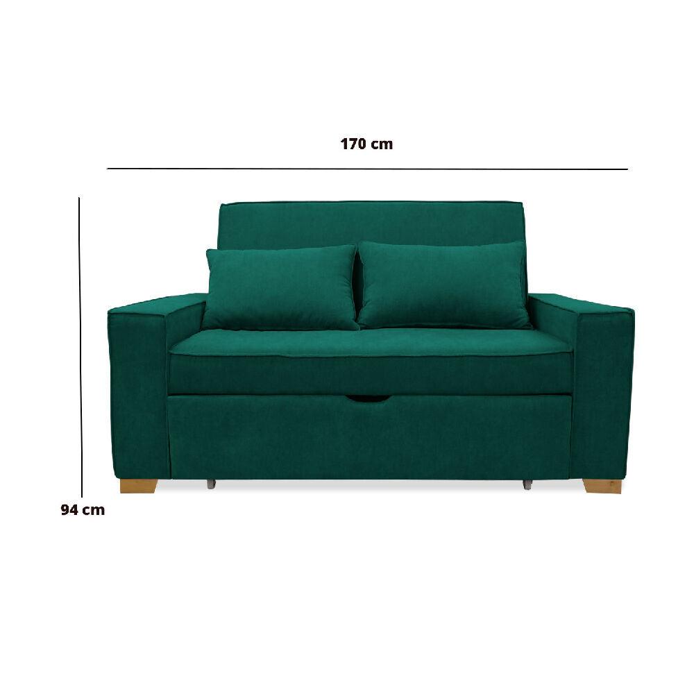 Sofacama Hofer Verde
