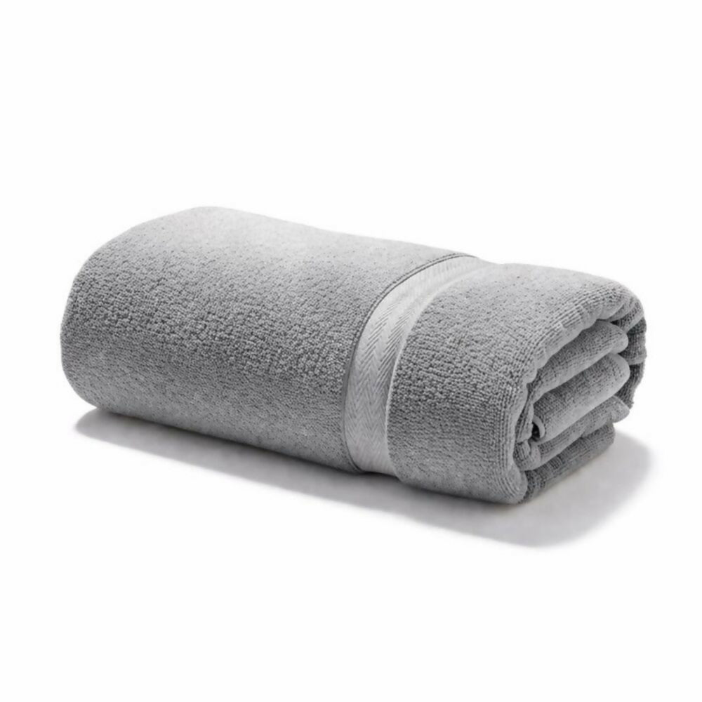Toalla cuerpo 100% algodon gris 400gr