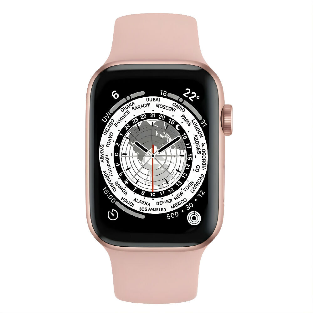 Smartwatch IW10 Mini Rosado Reloj Inteligente Compacto Con Llamadas Bluetooth, Monitor De Salud, Spo2 Y Notificaciones