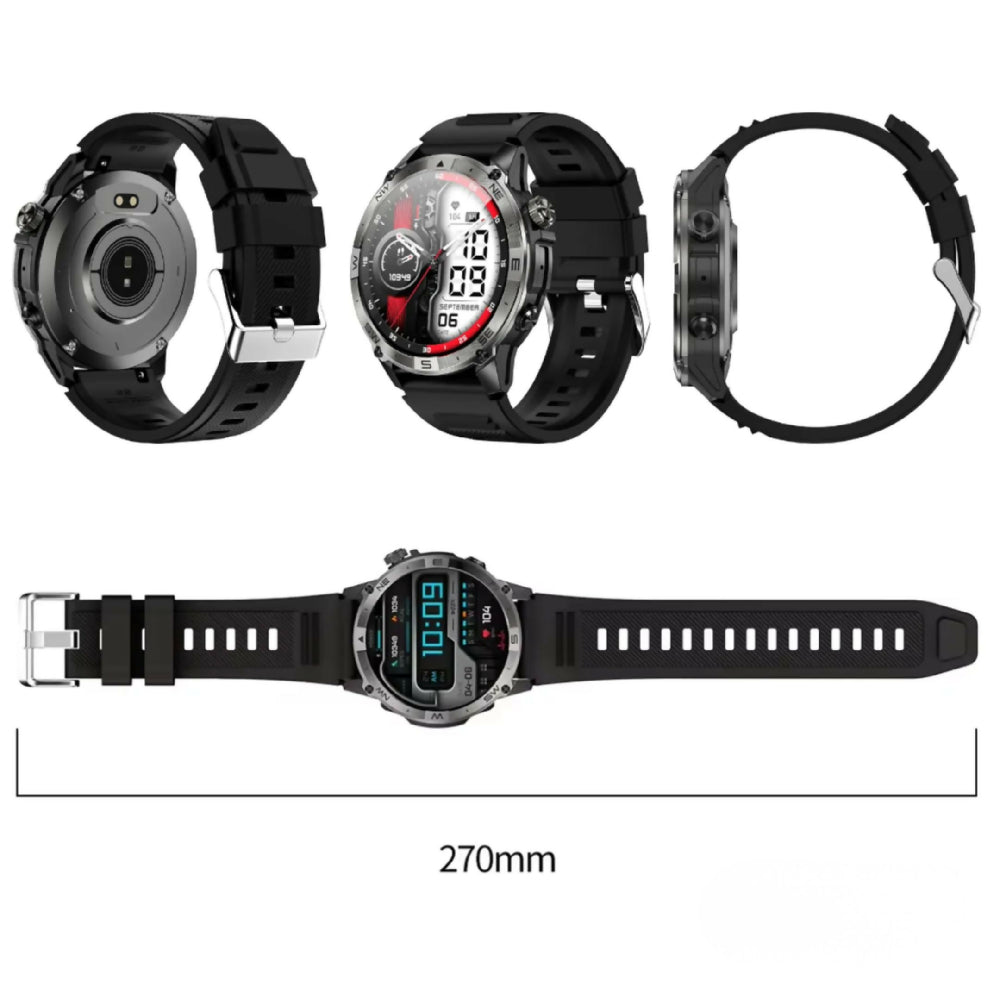 Smartwatch G-Tide R6 Pro Reloj Inteligente Deportivo Con Llamadas Bluetooth, GPS, Resistente Al Agua IP68