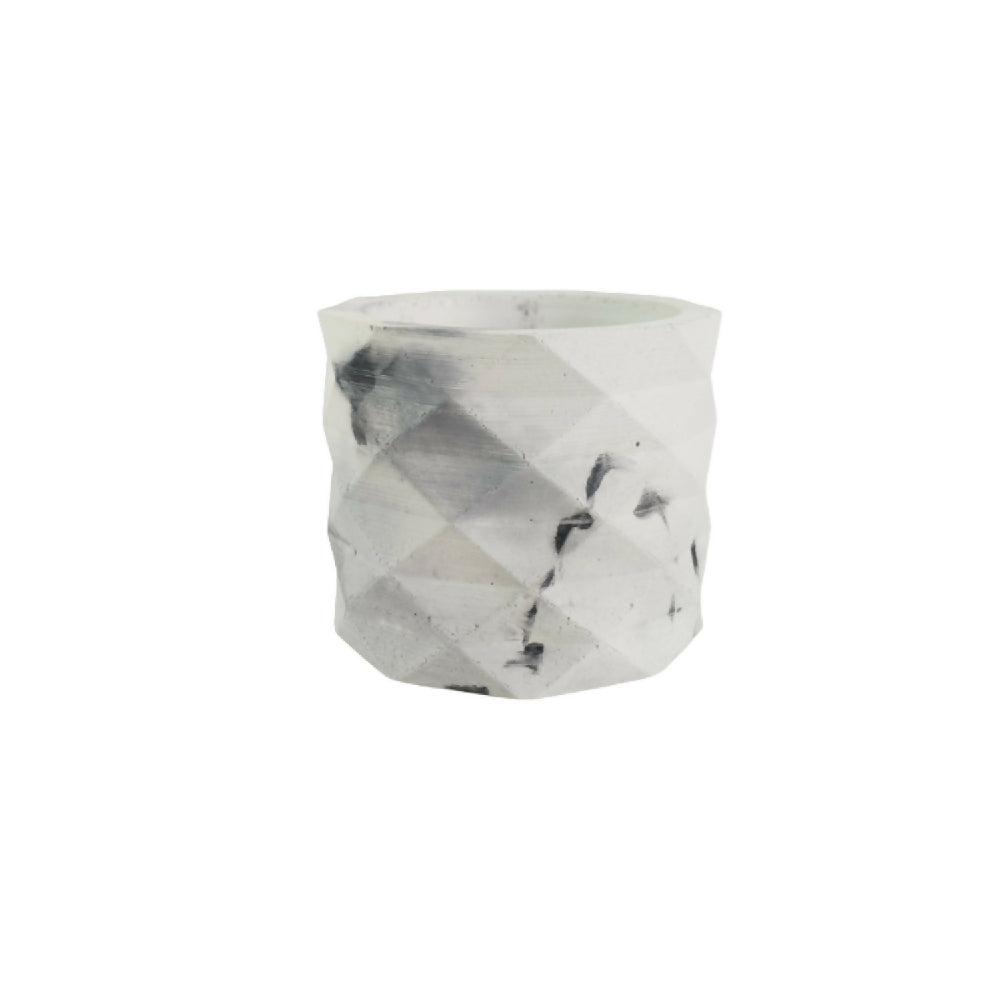 matera de mesa en cemento lira  marmol negro de concreto tienda online de materas y decoración