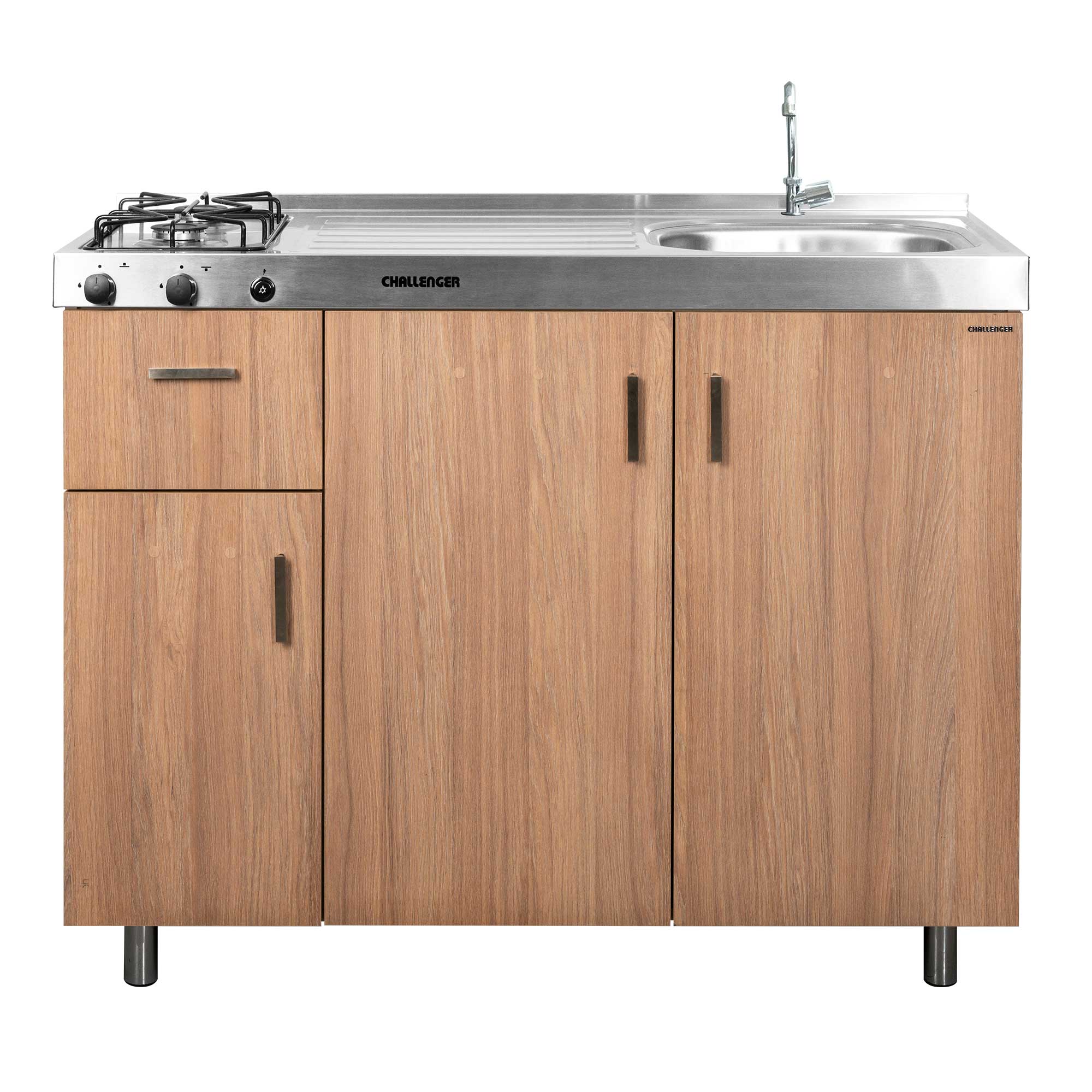 Mueble Base Para Cocina  119 Cm 1 Cajón 3 Puertas Challenger Sa23120 Acandi