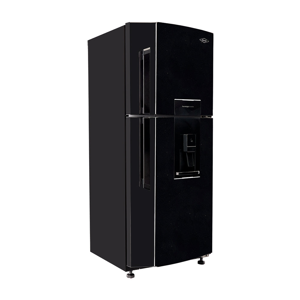 Nevera Haceb No Frost 243 Litros Manija Externa Negro Cósmico Inverter