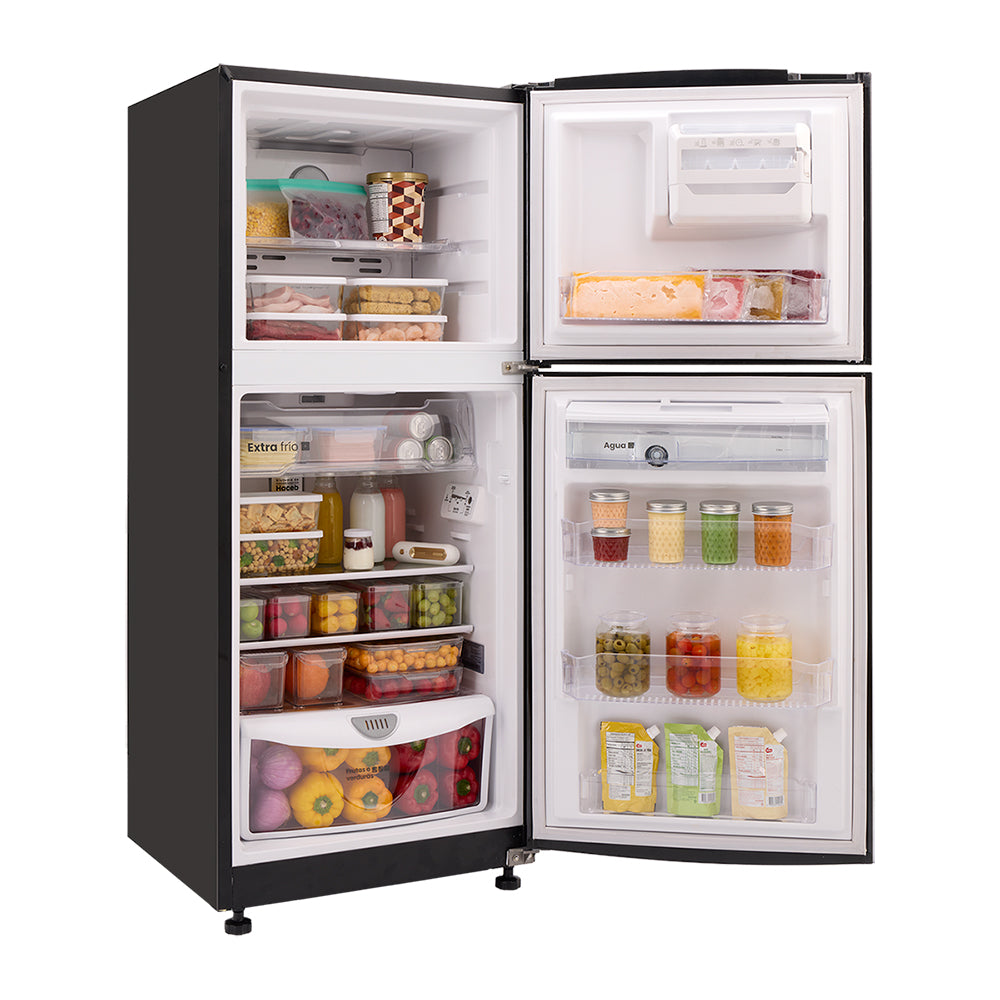 Nevera Haceb No Frost 243 Litros Manija Externa Negro Cósmico Inverter