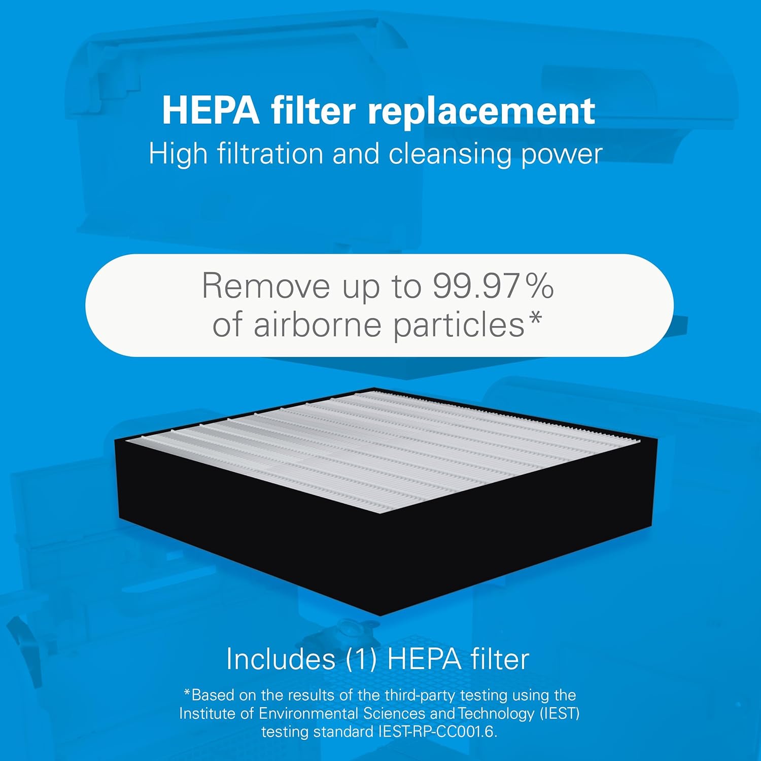 Daikin Filtro HEPA, reemplazo del filtro purificador de aire, filtro...