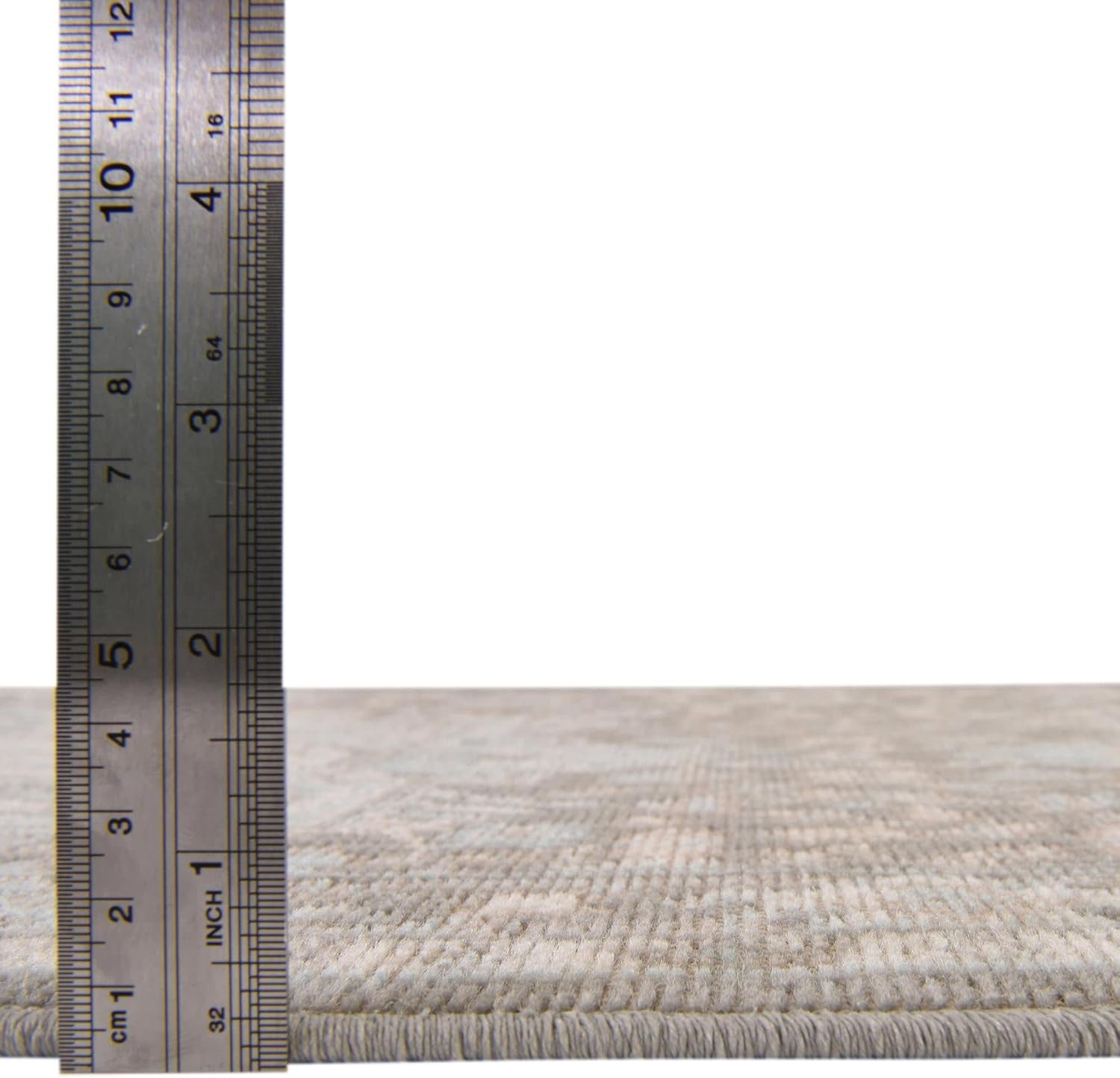 Whitney Collection Alfombra Milano (2 pies x 6 pies 1 pulgada, gris nubemarfil)