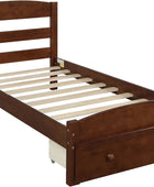 Harper & Bright Designs Cama individual con cajones de almacenamiento, cama...