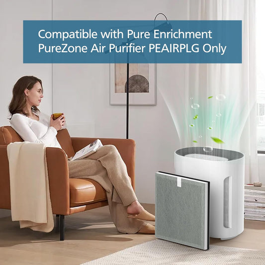 Paquete de 2 filtros de repuesto Purezone 3 en 1, compatible con purificador de...